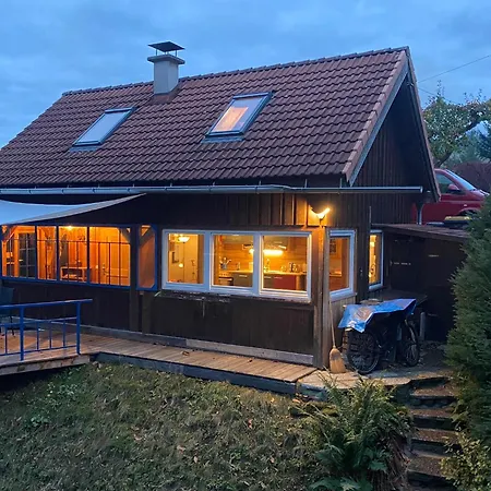 Kletterhuette Saechsische Schweiz Nyaraló Hohnstein